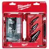 Milwaukee Broca escalonada kit de 3 unidades 4 a 12mm - paso de 1mm 4 a 20mm - paso de 2mm 6 a 35mm - paso de 2 y 3mm - 3pc Set 4 to 12mm 1mm steps 4 to 20mm 2mm steps 6 to 35mm 2mm & 3mm steps