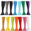 shengo 700 fascette colorate per cavi, 2,5 mm x 100 mm, fascette in nylon piccole da 10,2 cm, fascette autobloccanti, fascette resistenti per casa, ufficio, giardino, garage, officina, 12 colori diversi
