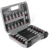 CPROSP 24pcs Set Chiavi a Bussola Torx 3/8, T10-T60, Lunghezza 48mm e 150mm, Set Bussola da Impatto Torx in Acciaio S2, con Scatola