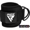 RDX Cinghie per Caviglia, Neoprene Cavigliere 30CM Imbottite Polsini per Trazioni Esercizi Delle Gambe Workout con Doppio D Anello Attaccamento Cavo, Palestra Fitness Regolabile Ankle Strap Uomo Donna