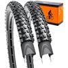 YUNSCM 29 pollici Lightweight Montagna bicicletta pneumatici 29X2.10 (ETRTO 54-622) 60TPI Nylon, Puncture-Resistant, Compatible with 29x2.0 29x2.10 29x2.125 bicicletta pneumatici-2 PCS (Y-566)
