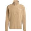 Adidas Homme Terrex Multi Essentials Half Zip Fleece Jacket, Olive Strata, S