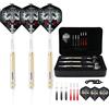 CUESOUL 16 Grams Deluxe Soft Tip Darts Set with Luxury Case(JL-STL-B1101+D604)