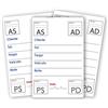 Web Serigrafica Etichette per Pneumatici Adesivi per cambio stagione gomme 100x150mm (200)