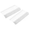 QUARKZMAN 500pz Ganci Standard per Etichette Rotondo 25mm/0.98 Trasparenti | Fermagli Plastica Regolari Barbe Standard per Pistola Etichettatrice Prezzo per Etichette Prezzo Abbigliamento