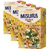 Misura Multicereali Croccanti ai 5 Cereali - Crackers con Semi di Zucca, Sesamo e Quinoa, Ricchi di Fibre, Contiene 8 Fette, Confezione Richiudibile Salvafreschezza da 200 gr (Confezione da 3)