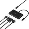 Belkin USB-C Multimedia + Charge Adapter (GBE, HDMI, VGA, USB-A), BLK (100W PD)