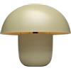 Kare Design lampada da tavolo Mushroom, verde chiaro, forma di fungo, 20 cm, per scrivania, soggiorno, comodino, abat jour, lampadina non inclusa