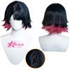 OSIAS Ellen Joe Parrucca Blu Nero Mescolato con Rosa Capelli Sintetici Resistenti al Calore
