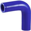QUARKZMAN Tubo Refrigerante In Silicone Blu 1 Pz Universale 28Mm 90 Gradi | Diametro Interno 28mm Lunghezza 90mm Spessore 5mm Temperatura Da -60°C A 300°C Pressione Max 1Mpa Resistente Al Calore