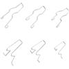 Young Wolf 24 clip a molla di fissaggio per lampadine per fari anabbaglianti, H1, H3, H4, H7, set completo