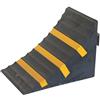 SNS SAFETY LTD RWC-1 Ruota Gomma Chock, Heavy-Duty, Dimensioni 25cm x 16cm x 19cm (Confezione da 1)