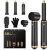 UKYITU Asciugacapelli 5 in 1, Airstyler 5 in 1, Hairstyler 5 in 1 Multifunzione Phon Capelli, Spazzola Asciugacapelli Per Dare Volume Ai Capelli, Lisciare, Arricciare, Ioni Air Curler Brush,Strumenti Capelli