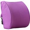 HomDSim Cuscino Lombare in Memory Foam Supporto per la Parte Bassa della Schiena Cuscino Correttore di Postura Sedile Auto Casa Sedia da Ufficio (Viola)