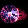 Junxave Lampada per lampada,Sfera al Plasma Globo Night Plasma Ball Touch Sensitive Lampada al Plasma USB/Batteria Lightning Decorazione Creativa e Regalo della novità