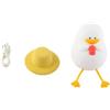 Spacnana Luce di Notte, USB Che Carica la Luce Notturna del LED di Forma di Anatra Carina Lampada di Notte luminosità Regolabile con il Supporto del Telefono (Con Cappello)
