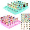 Bssowe Indovina Chi Gioco per Bambini, Classic Gioco da Tavolo, Indovina Chi, Gioco di Pensiero Logico Intellettuale, Famiglia Divertente Genitori Giochi per Bambini Regalo (Versione Inglese)