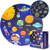 Dalala Puzzle Sistema Solare per Bambini (70 Pezzi) - Puzzle Bambini 3 a 8 Anni Educativi - Giochi bambini 3 a 8 Anni Montessori Brilla al Buio - Attività Spazio - Regalo Bambino 5 Anni e Bambina