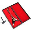 Qcwwy Modello in Miniatura di Chitarra, Mini Modello di Chitarra Elettrica Collezione di Strumenti Musicali Ornamenti Decorativi con Supporto e per Decorazione di Festival Musicali