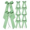 SanKristo 10 Pezzi Fiocchi in Raso Auto da Matrimonio, Fiocchi Decorativo Confezioni Regalo, Fai da Te, Alberi di Natale, Decorazione Matrimoni, Decorazioni tavoli, Verde