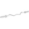 Amazon Basics - Bilanciere Curl Olimpico da 5,1cm, 119cm, Cromato