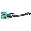 Herpa camion in miniatura DAF XG (6x2) semirimorchio ribassato Colossus Logistics, miniatura in scala 1:87, pezzo da collezione, Made in Germany, plastica
