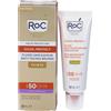Roc Fluido Solare Viso Spf50 Idratante Colorato 50 Ml Protettivi/Autoabbronzanti