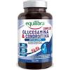 EQUILIBRA GLUCOSAMINA & CONDROITINA COMPLEX INTEGRATORE CON MSM, CALCIO, ZINCO E VITAMINA D3 90 COMPRESSE
