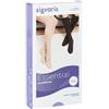 SIGVARIS TOP FINE 702 CCL2 TFQ MONOCOLLANT SINISTRO LUNGO CRISPA PUNTA APERTA S