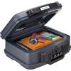 Brihard Cassaforte Portatile Certificata 2117N, A5 - Scatola di Sicurezza Impermeabile e Ignifuga con Serratura a Combinazione, Protezione di Valori e Documenti, H 16,5 x L 38,2 x P 32,2 cm
