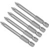 CoCud 5-Pezzi Croce Croce Avvitatore PH1 65mm Lungo 1/4 Esagonale Gambo | S2 magnetici, per Potenza Impatto Guida, Punte