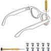 RCstyle HiBloks - Set di cacciaviti e viti per occhiali Ray-Ban Meta Wayfarer/Skyler/Headliner Gen 2 e Oakley Meta HSTN, include 1 cacciavite e 10 viti per occhiali intelligenti Meta Gen 2