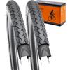 YUNSCM 26 pollici Lightweight bicicletta pneumatici 26x1.75 (47-559) Nylon/Puncture-Resistant/Compatible with Route bicicletta pneumatici 26x1.75-2 PCS (Y-577)