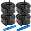 YunSCM 4PCS 47/57-305 16 pollice Camere d'aria 16x1.75/1.95/2.125 AV32mm Valvola Schrader, camera d'aria per bicicletta