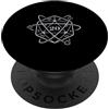 RPG Gamer Quest Gear Giochi di Ruolo TTRPG D20 Dadi Atom Uomini Donne Bambini PopSockets PopGrip Adesivo