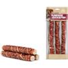 Flamingo snack per cani - bastoncini per cani - R'Hide con anatra e merluzzo - 25 cm - 3 pezzi - 240 g - senza glutine - senza cereali - senza zuccheri aggiunti