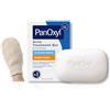 LuxPaks Set per la cura della pelle: contiene sapone PanOxil Acne Bar 113,4 g - detergente vegano per viso e corpo e guanto da bagno LuxPaks