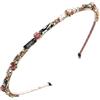 Qiwenr Cerchietto di Cristallo, Fascia per Capelli con Strass, Bellissimo Copricapo per Ballo di Fine Anno/Festa (rosa)