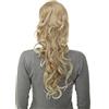 WIG ME UP - Toupet/Coda di Cavallo Voluminosi Ricci, Molto Lunghi 60 cm Mini ganci a Farfalla, Fermacapelli a Pettine e sezione Elastica Mix di biondo WK08-24T613