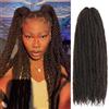 Kachanaa Extension per capelli Marley, 61 cm, 8 confezioni, castano scuro, pre-soffici, afro, crespi e ricci, per trecce Jumbo Twist/4#