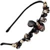 Qiwenr Cerchietto per Capelli Strass, Cerchietto di Cristallo, per Partecipare a Feste, Appuntamenti, Matrimoni, Decorazione in Cristallo Elegante e Dolce, può Abbinarsi ai Tuoi Diversi Outfit