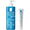 La Roche-Posay | Routine Effaclar anti-imperfezioni | Gel Schiumogeno Purificante 400ml & Trattamento Tripla Correzione 40ml | Per pelli grasse a tendenza acneica
