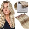 RUNATURE Extension Capelli Clip Biondo Evidenziato 3pcs 50g 25cm #18P60