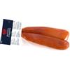 SU TIANU SARDU Bottarga di Muggine Su Tianu Sardu 80/90g - Lavorata a mano in Sardegna, Italia - Uova di muggine salate e essiccate - Caviale del Mediterraneo - Produzione artigianale sarda Kosher