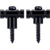 Banworks Guitar Roller String Tree Roller String Guides Fermo per Tele Telecaster Strat Stratocaster ST Chitarra Elettrica Confezione da 2 JT/YXK-04 Nero