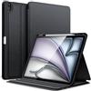 JETech Custodia per iPad Air 13 Pollici M4/M3/M2 (2026/2025/2024) con Portapenne, Sottile Folio Supporto Protettiva Cover, Multi-Angolo Visualizzazione, Auto Svegliati/Sonno (Nero) (Nero)
