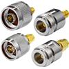 Vecys Adattatore da RP-SMA a Tipo N Adattatore Antenna Wi-Fi RP-SMA per Router Wi-Fi 4G Esterno Wlan Router wireless Bluetooth (4 pezzi)