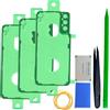 iStable Adesivo Cover Posteriore Compatibile con Samsung Galaxy S21+ Plus Nastro di Ricambio Pre-Tagliato per Sportello Batteria, Kit Colla Biadesiva SM-G996B/DS (Confezione da 3)