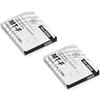 Wicked Chili 2 Batterie Compatibile con AVM Fritz Fon C5 /C4/M2 / MT-F/Motorola MOTOFONE F3/EM325/M325/EM25 Batteria di Ricambio per: AVM 312BAT016, 312BAT006, 312BAT006CS-FVM446CL, 750mAh Li-Ion