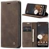 Wusbulk Cover per Google Pixel 9A, Cover in Pelle PU Portafoglio Flip Magnetica con Supporto e Slot Carte, Antiurto Libro Custodia per Google Pixel 9A, Caffè